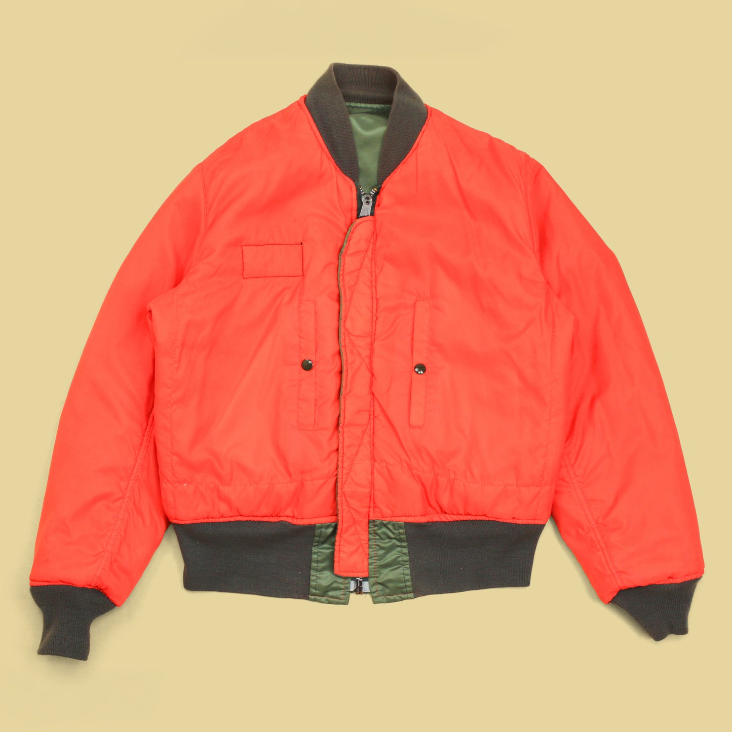 Vintage Civilian Issue/Reproduction Reversible MA-1 Bomber Jacket