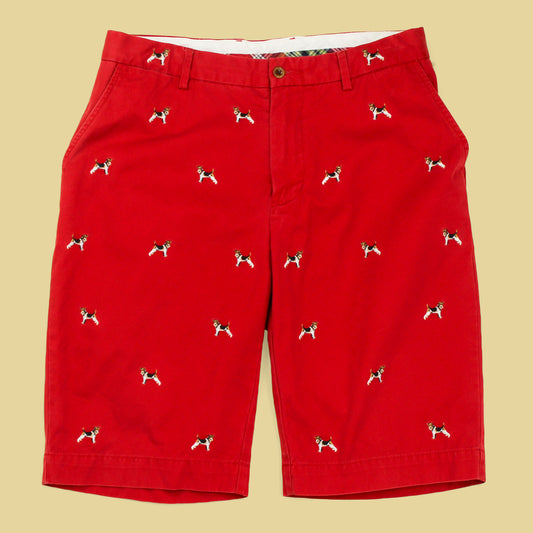 Polo Ralph Lauren Terrier Embroidered Cotton Chino Shorts