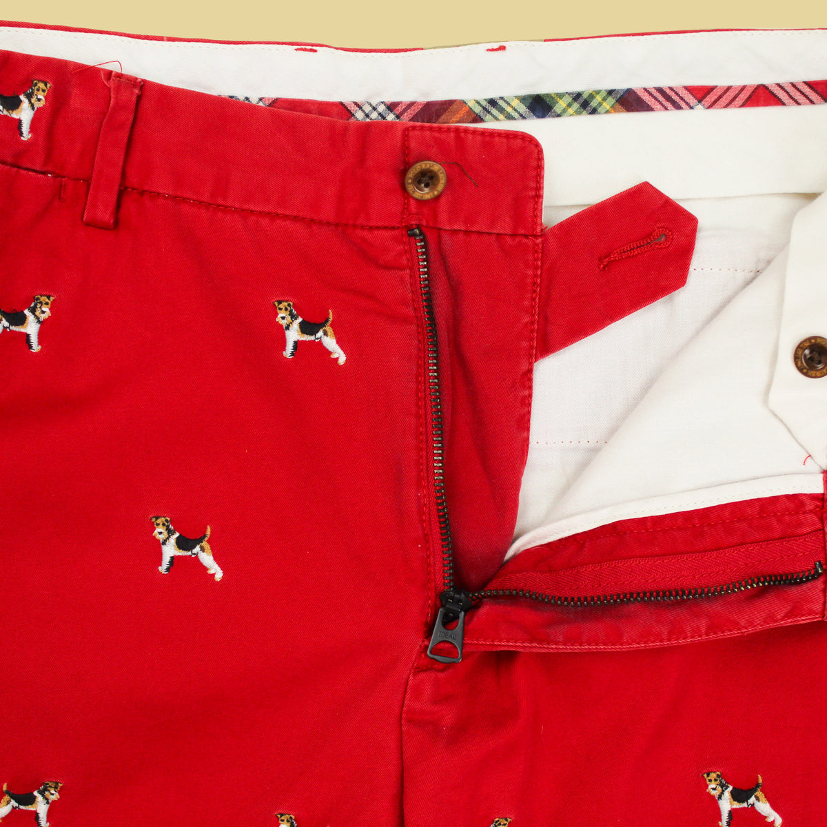 Polo Ralph Lauren Terrier Embroidered Cotton Chino Shorts