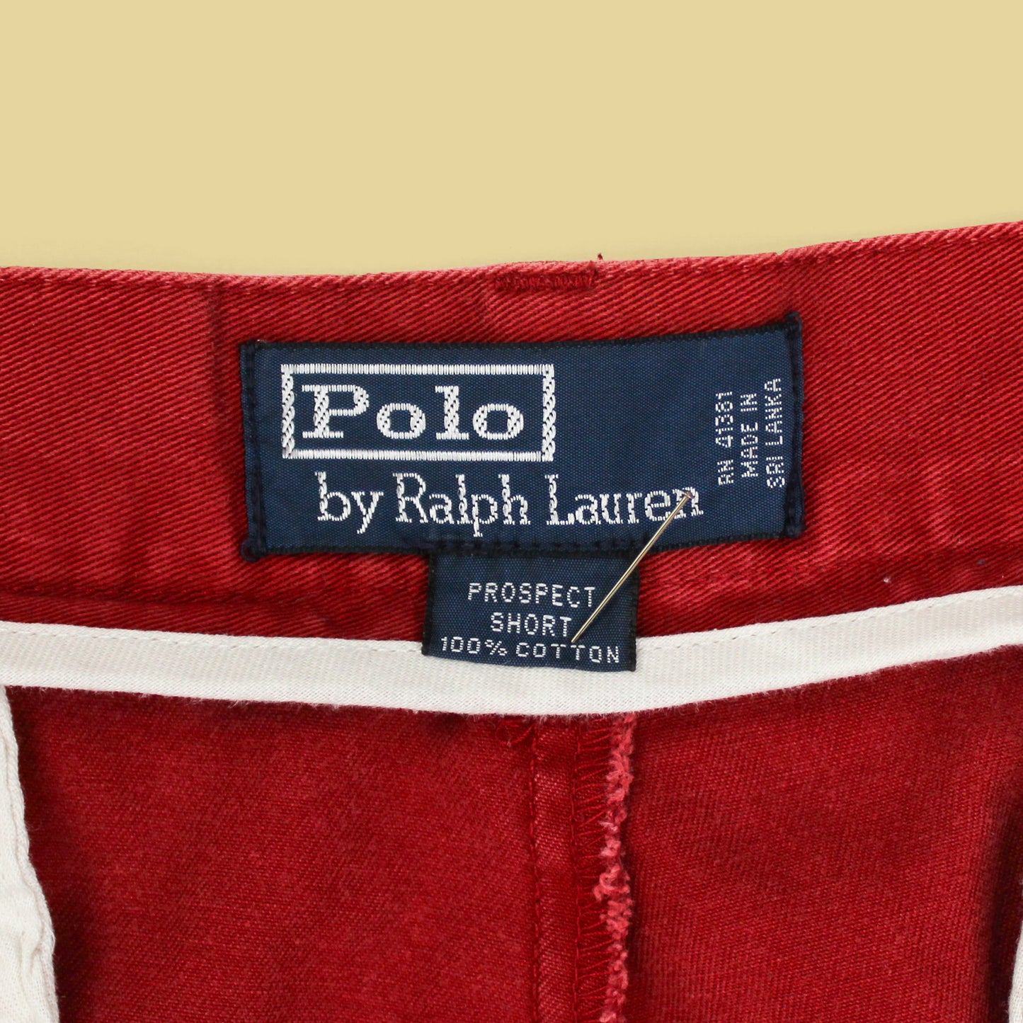 Vintage Polo Ralph Lauren Cotton Twill Prospect Shorts
