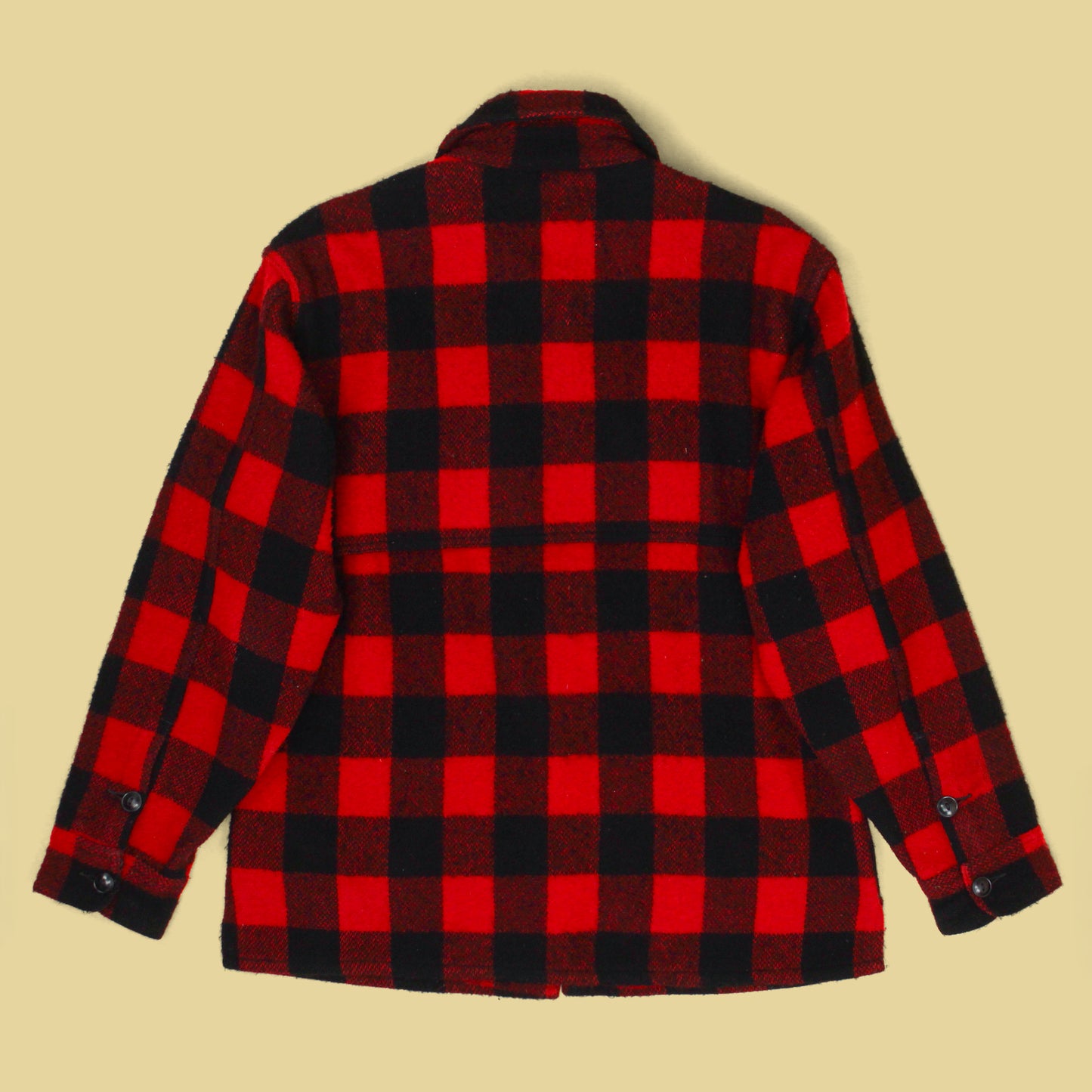 Johnson Woolen Mills Buffalo Plaid Wool Flannel Jac-Shirt