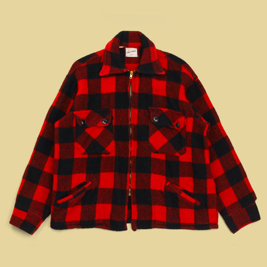 Frost Proof Buffalo Plaid Wool Flannel Mackinaw Jacket