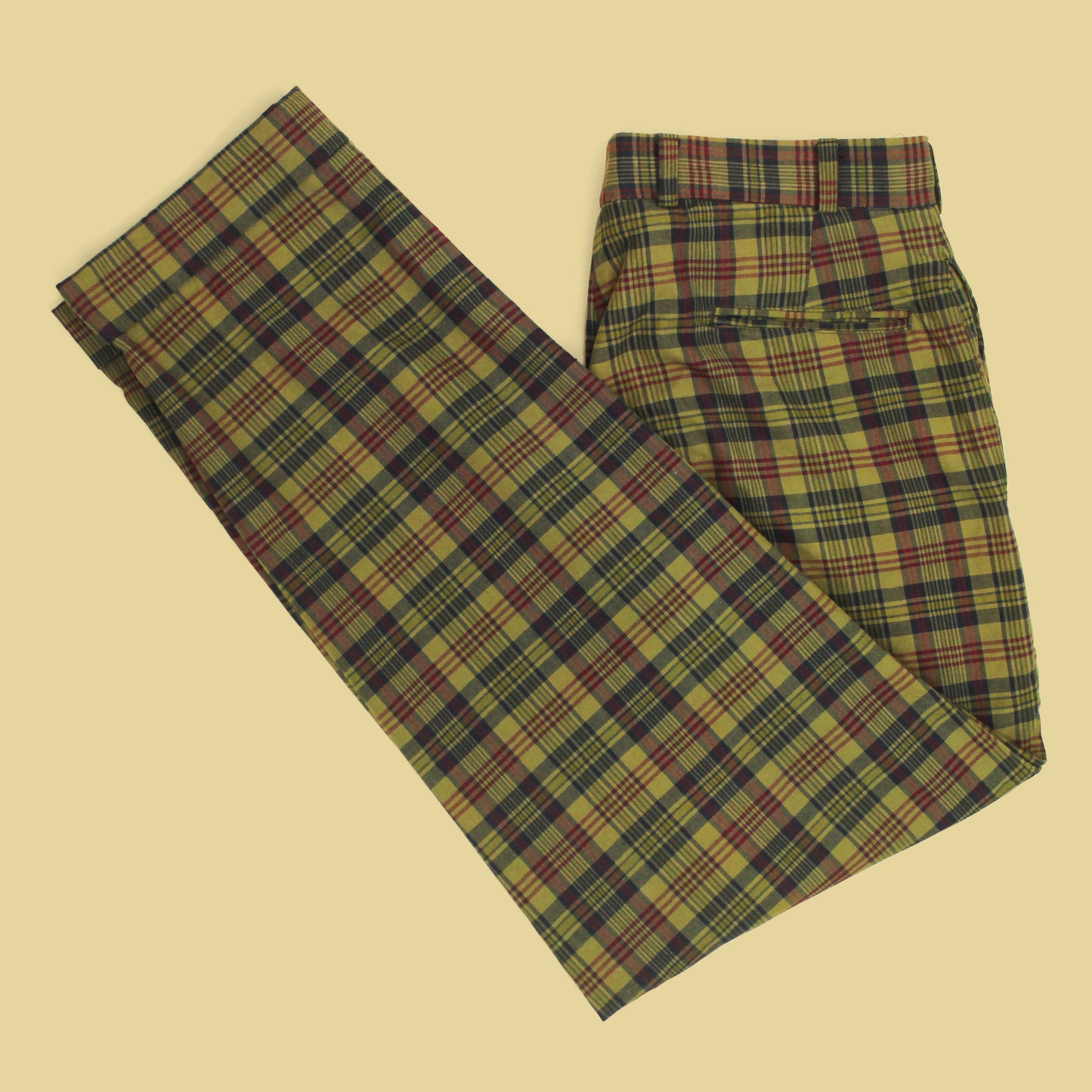 Bills Khakis Madras Cotton Pants