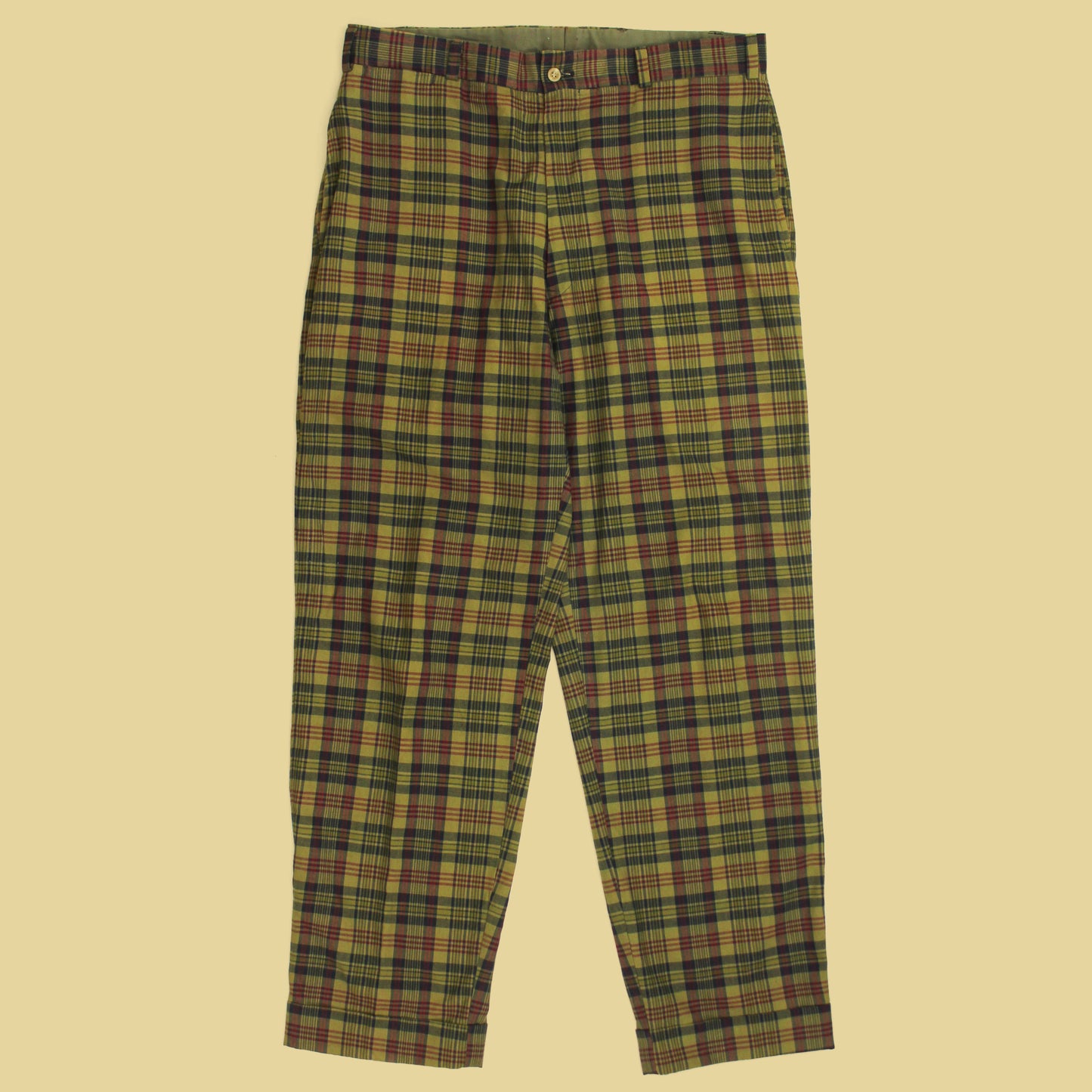 Bills Khakis Madras Cotton Pants
