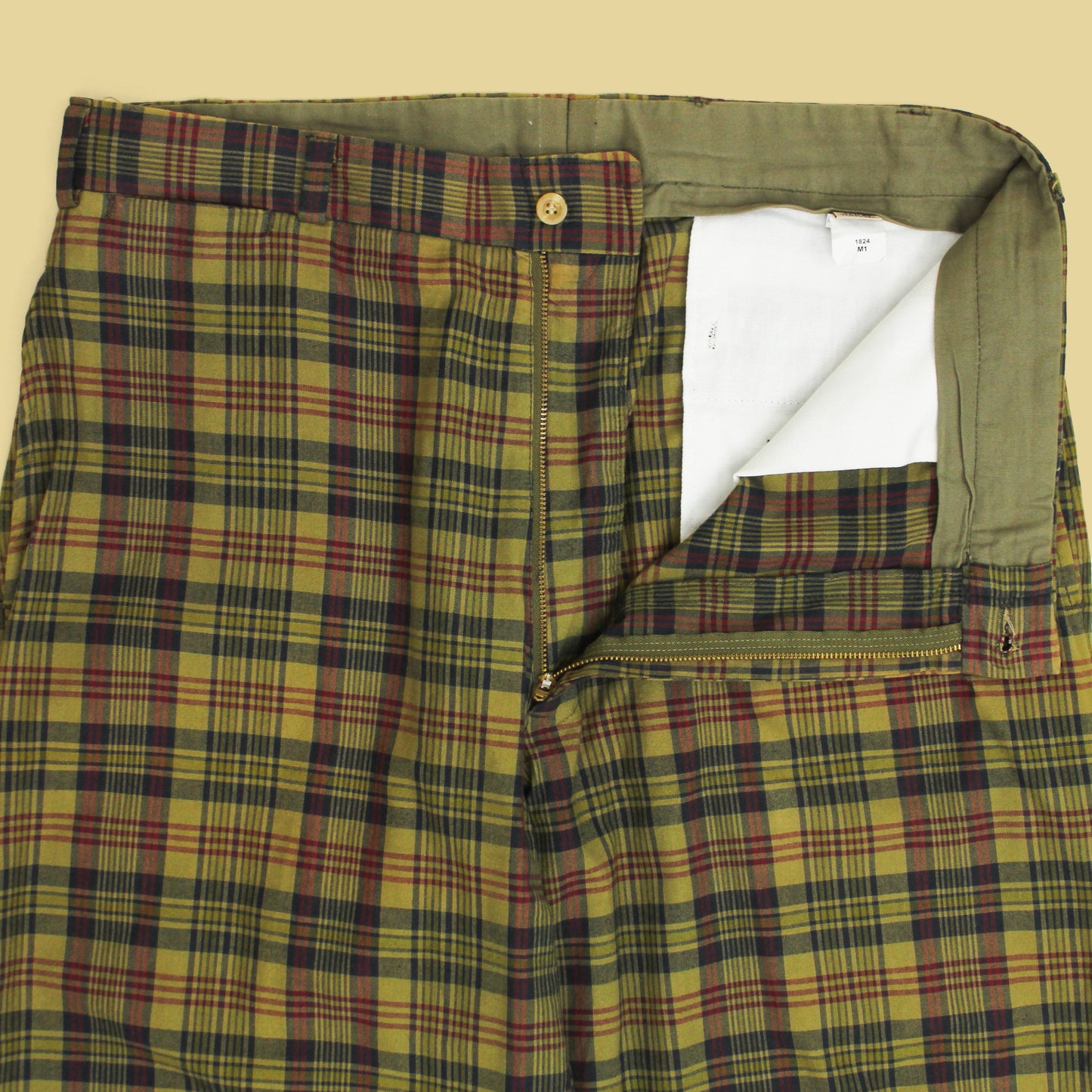 Bills Khakis Madras Cotton Pants