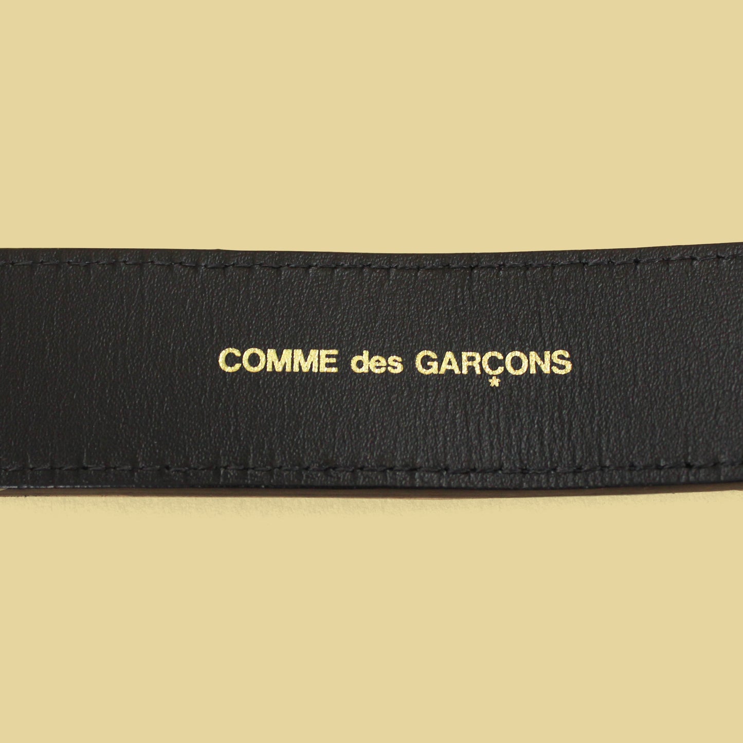 Comme des Garçons Black Leather Belt