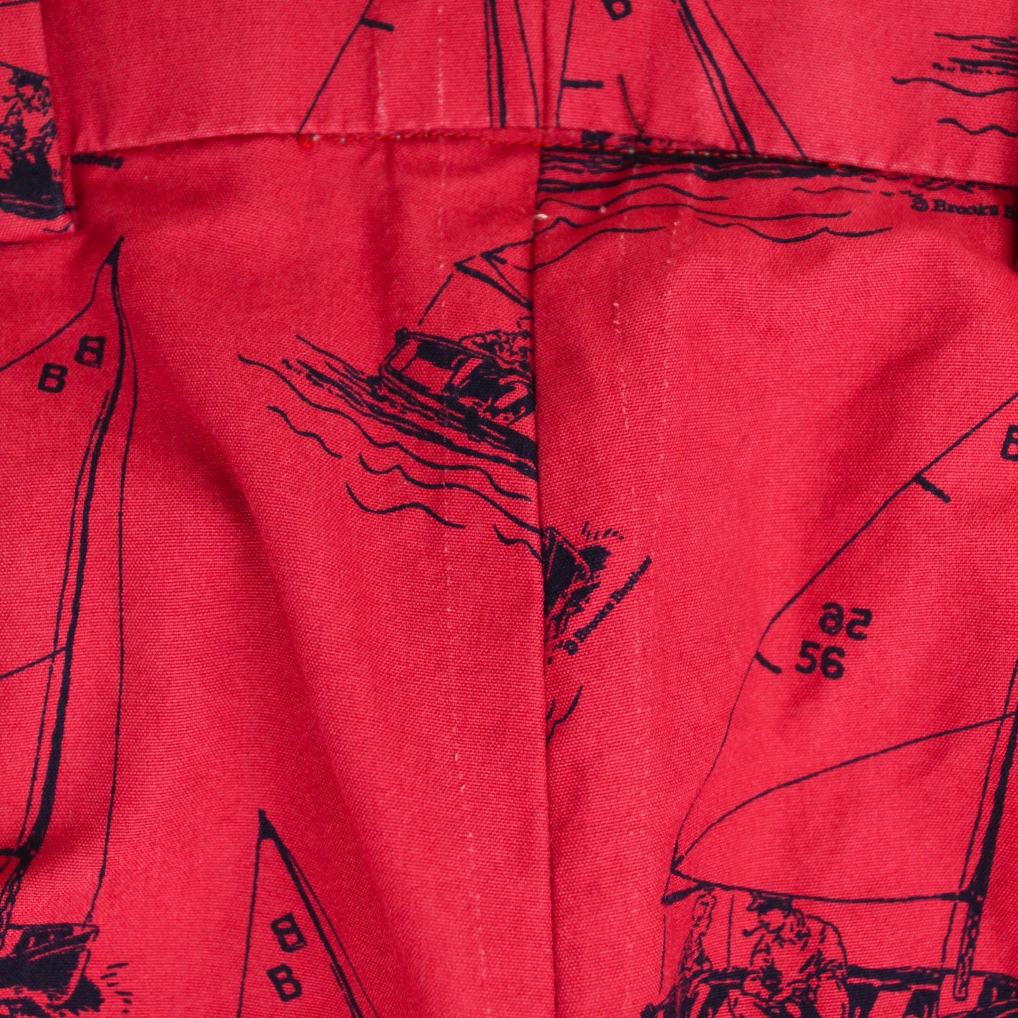 Brooks Brothers Sailboat Print Cotton Clark Pants
