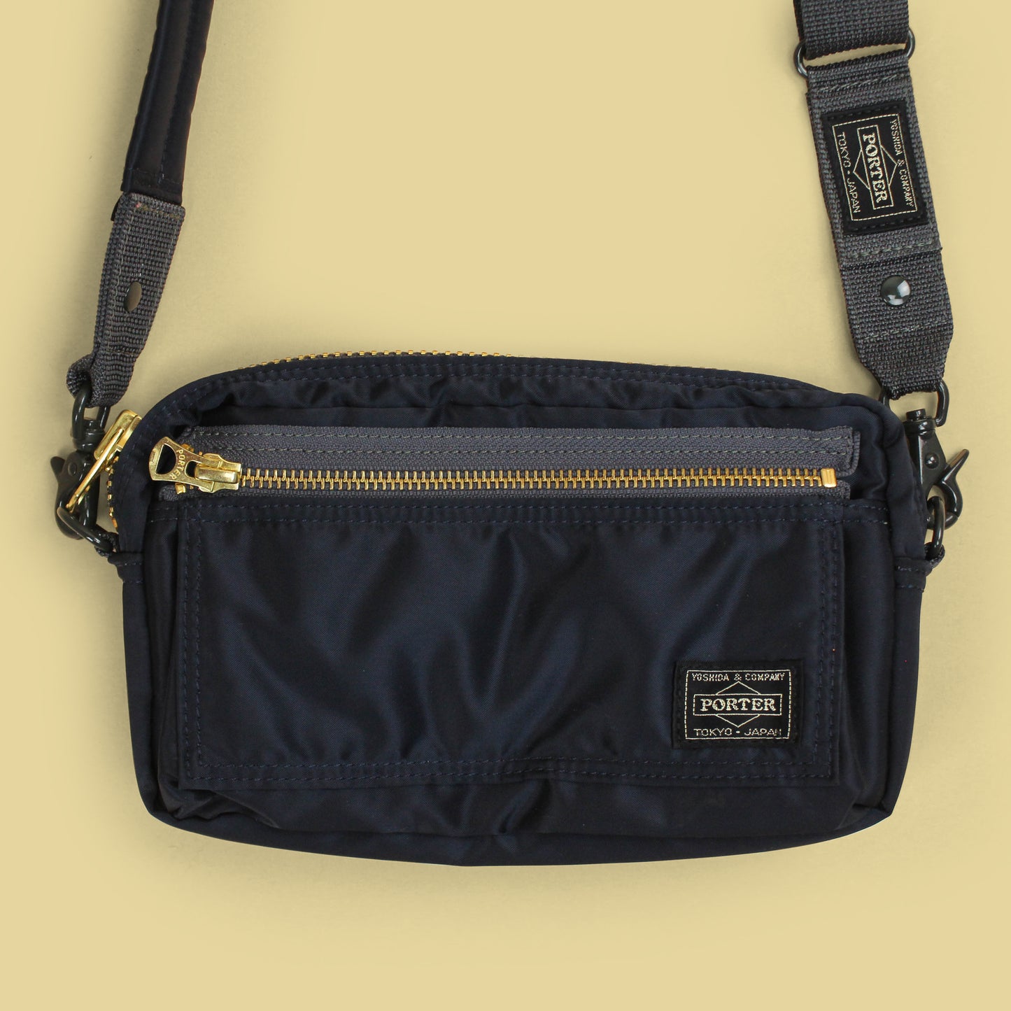 Porter Yoshida & Co. Tanker Crossbody Sling Bag with Wrist Strap