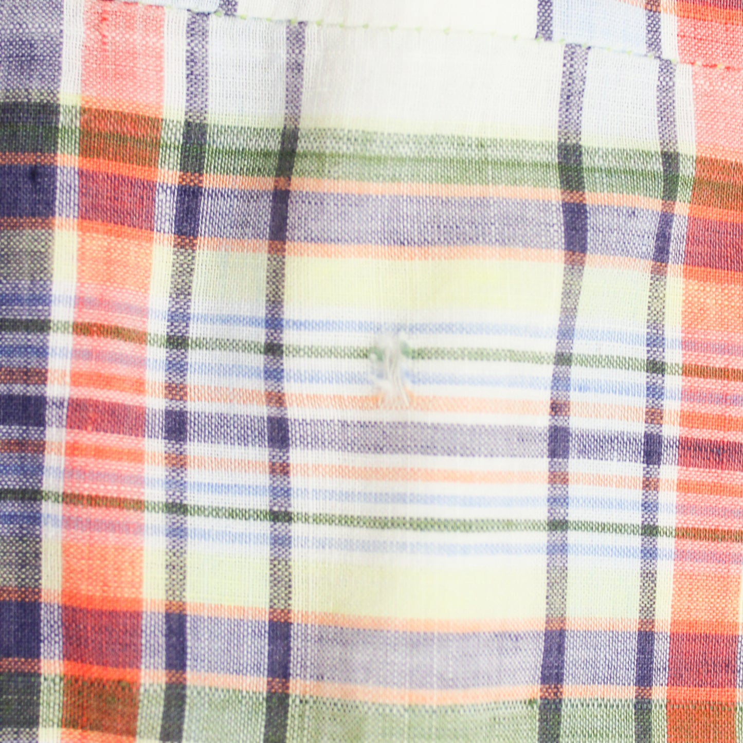 Vintage Patchwork Madras Cotton Pants