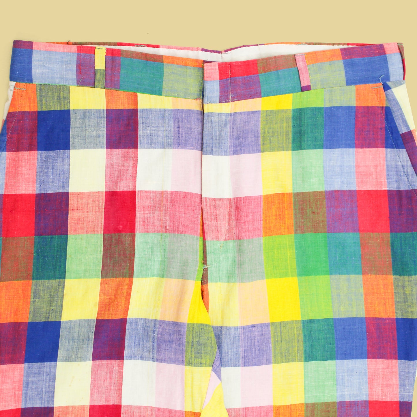 Vintage Mac Hugh Madras Cotton Pants