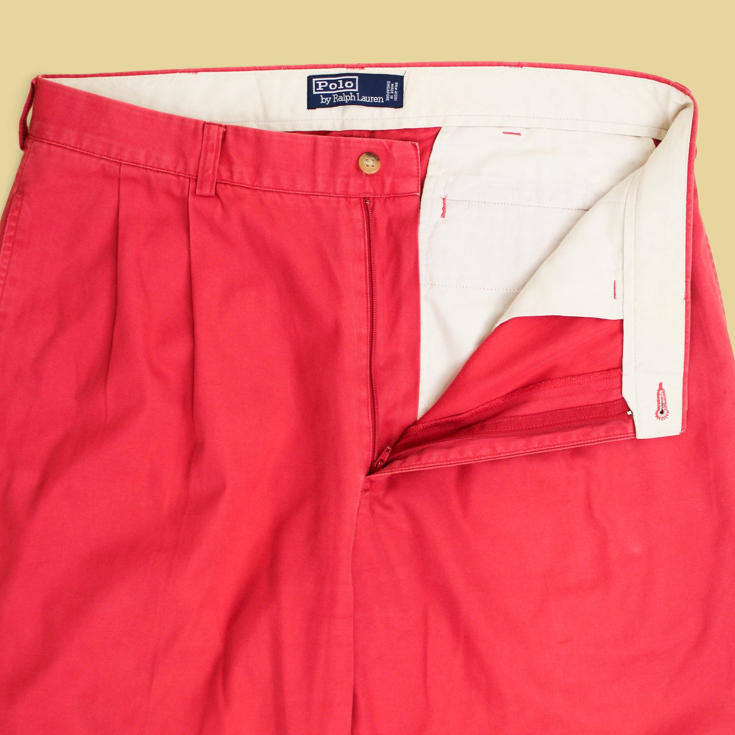 Vintage Polo Ralph Lauren Pleated Chino Pants