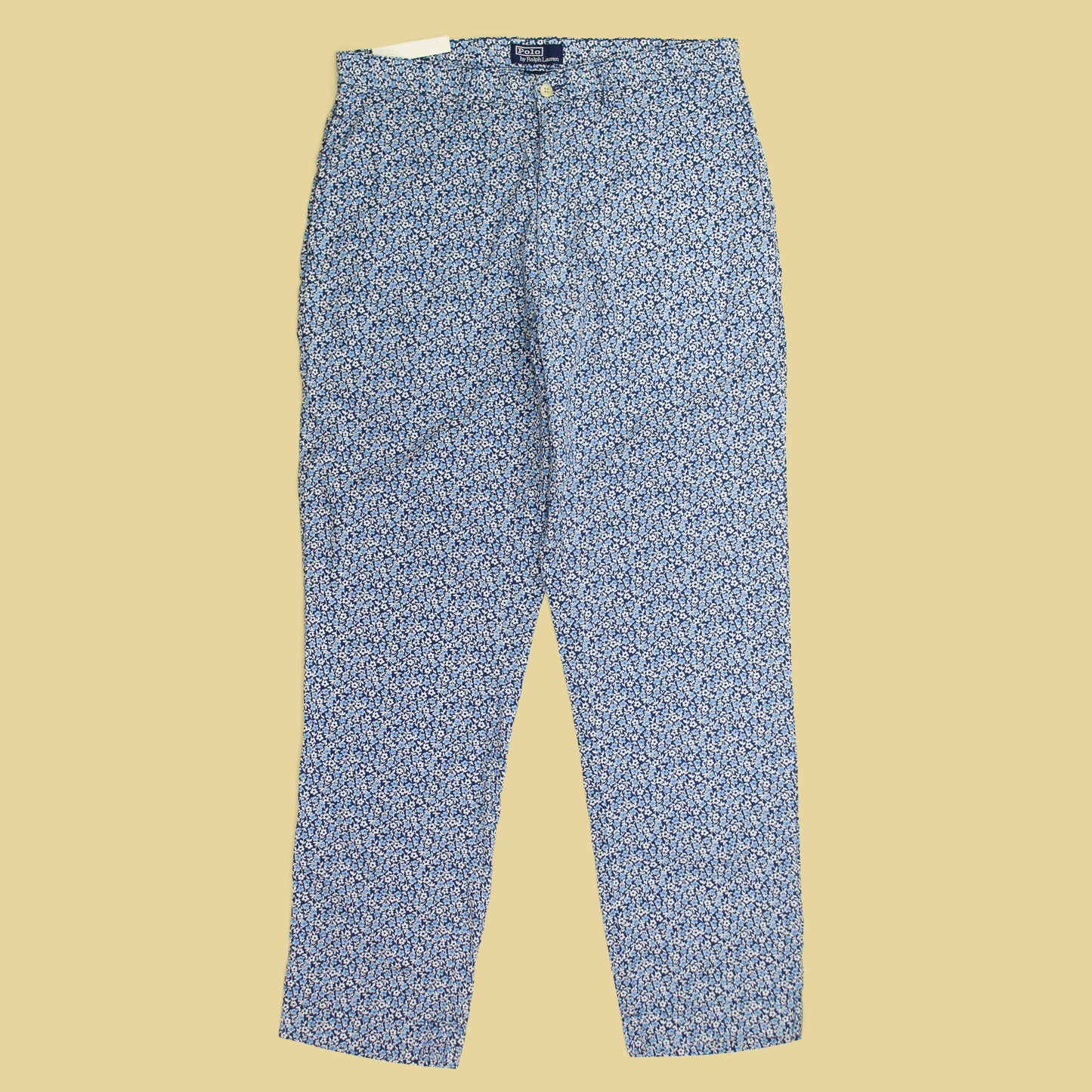 Vintage Polo Ralph Lauren Floral Print Cotton Pants