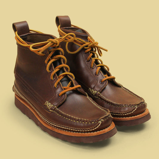Yuketen Brown Chromexcel 6-Eye Maine Guide DB Boots