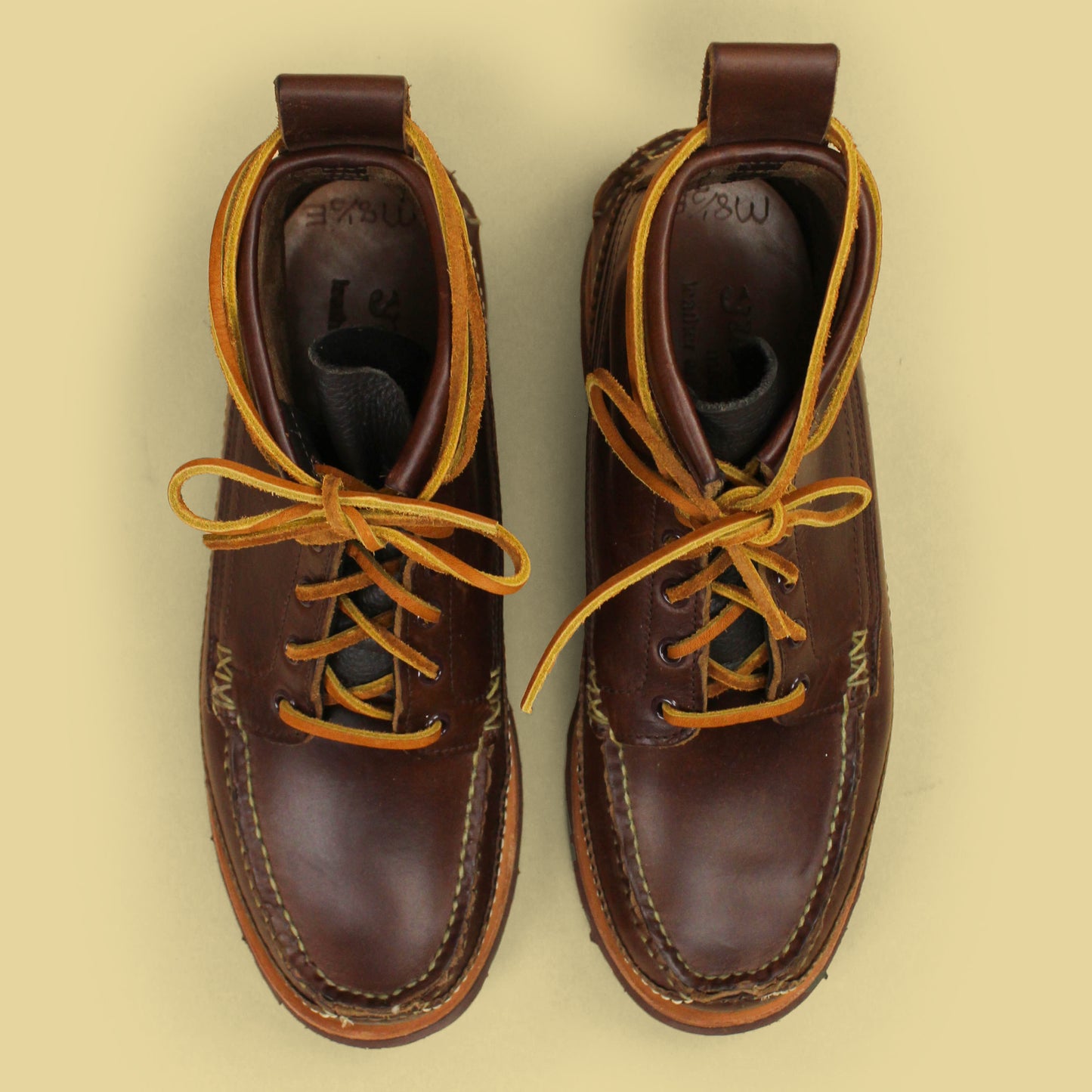 Yuketen Brown Chromexcel 6-Eye Maine Guide DB Boots