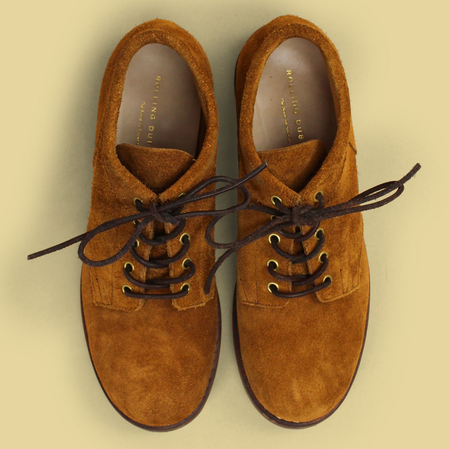 Rolling Dub Trio Tobacco Oiled Suede Coupen Mid-Cut Boots