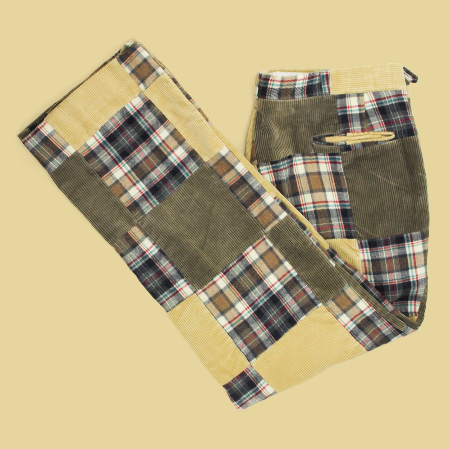 Brigadoon Patchwork Flannel/Corduroy Pants