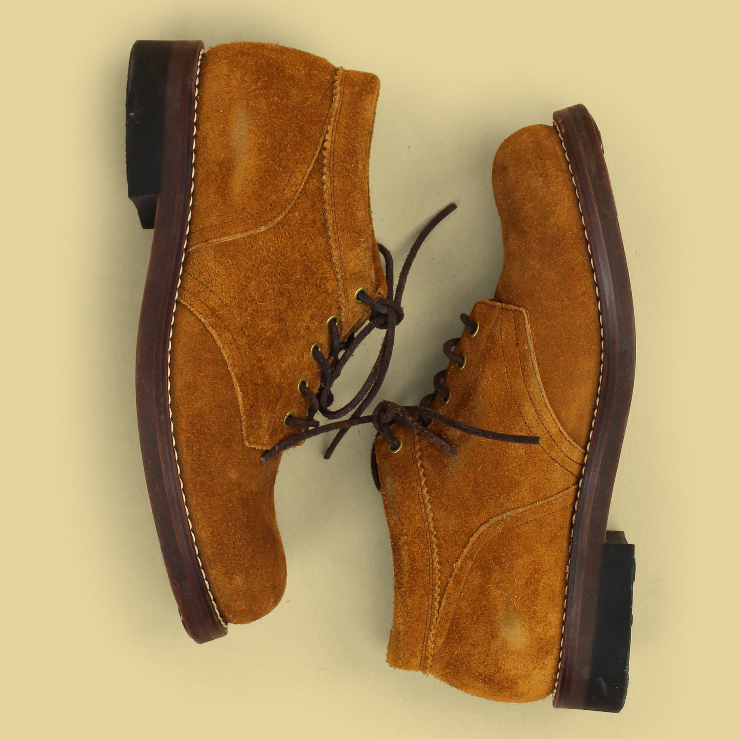 Rolling Dub Trio Tobacco Oiled Suede Coupen Mid-Cut Boots