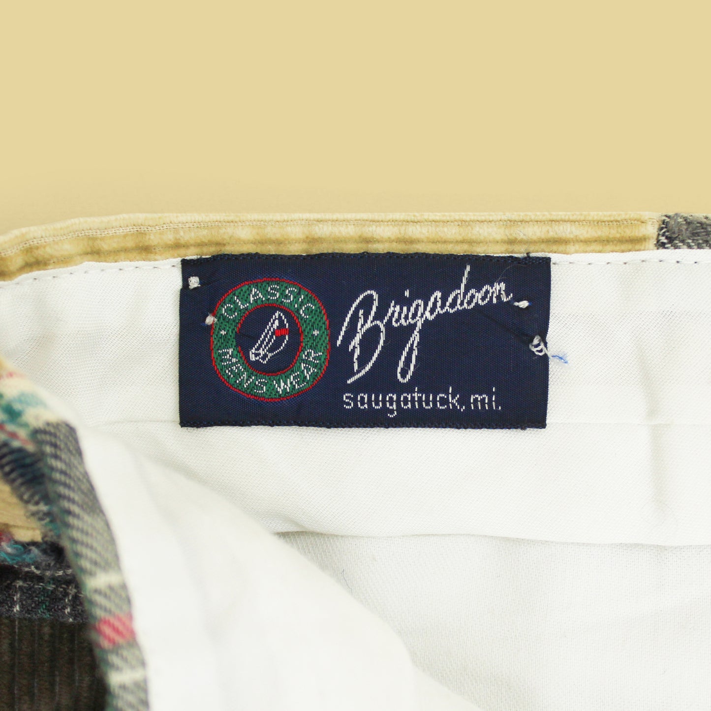 Brigadoon Patchwork Flannel/Corduroy Pants