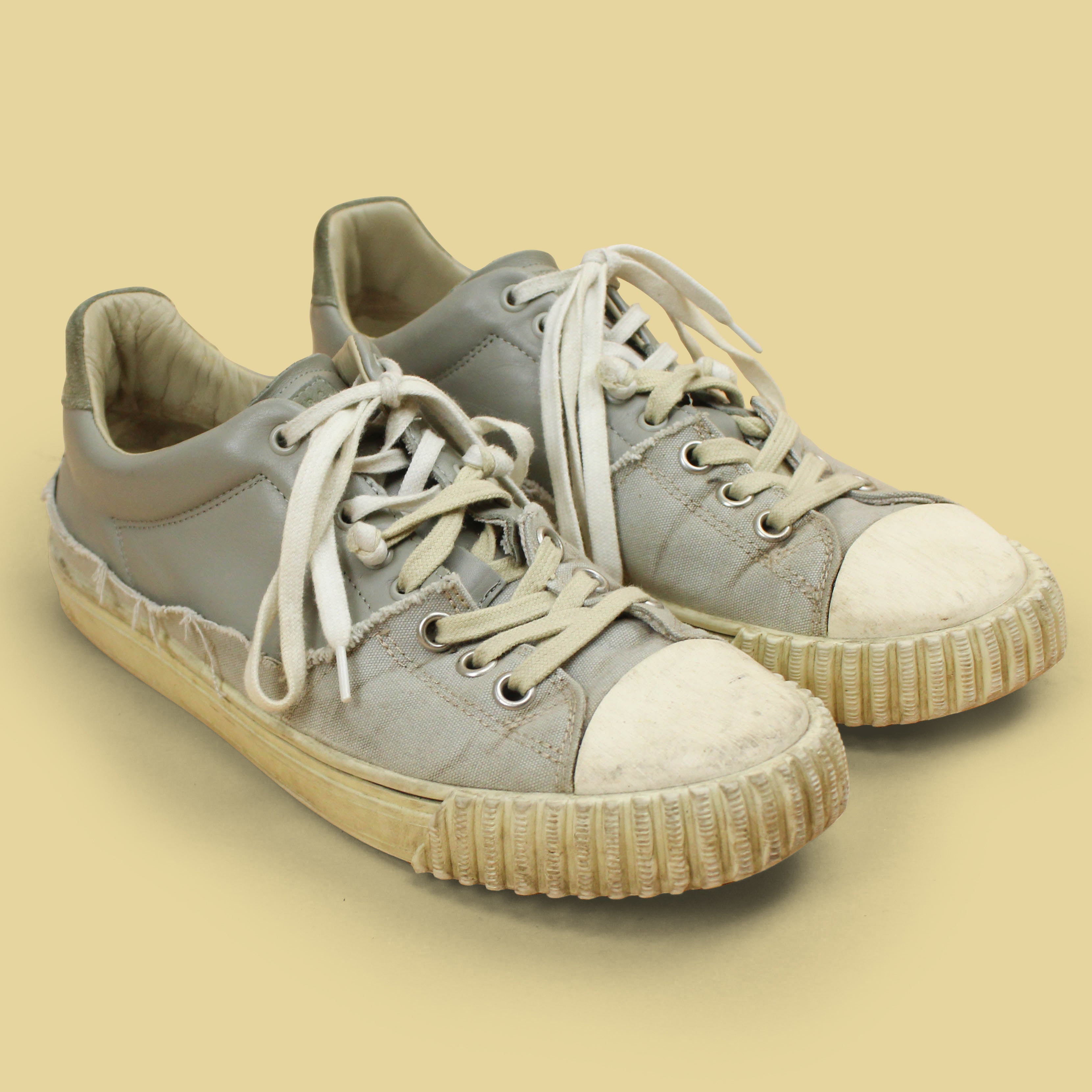 【MAISON MARGIELA】 NEW EVOLUTION キャンバススニーカー Maison Margiela New Evolution low-top Sneakers | Black