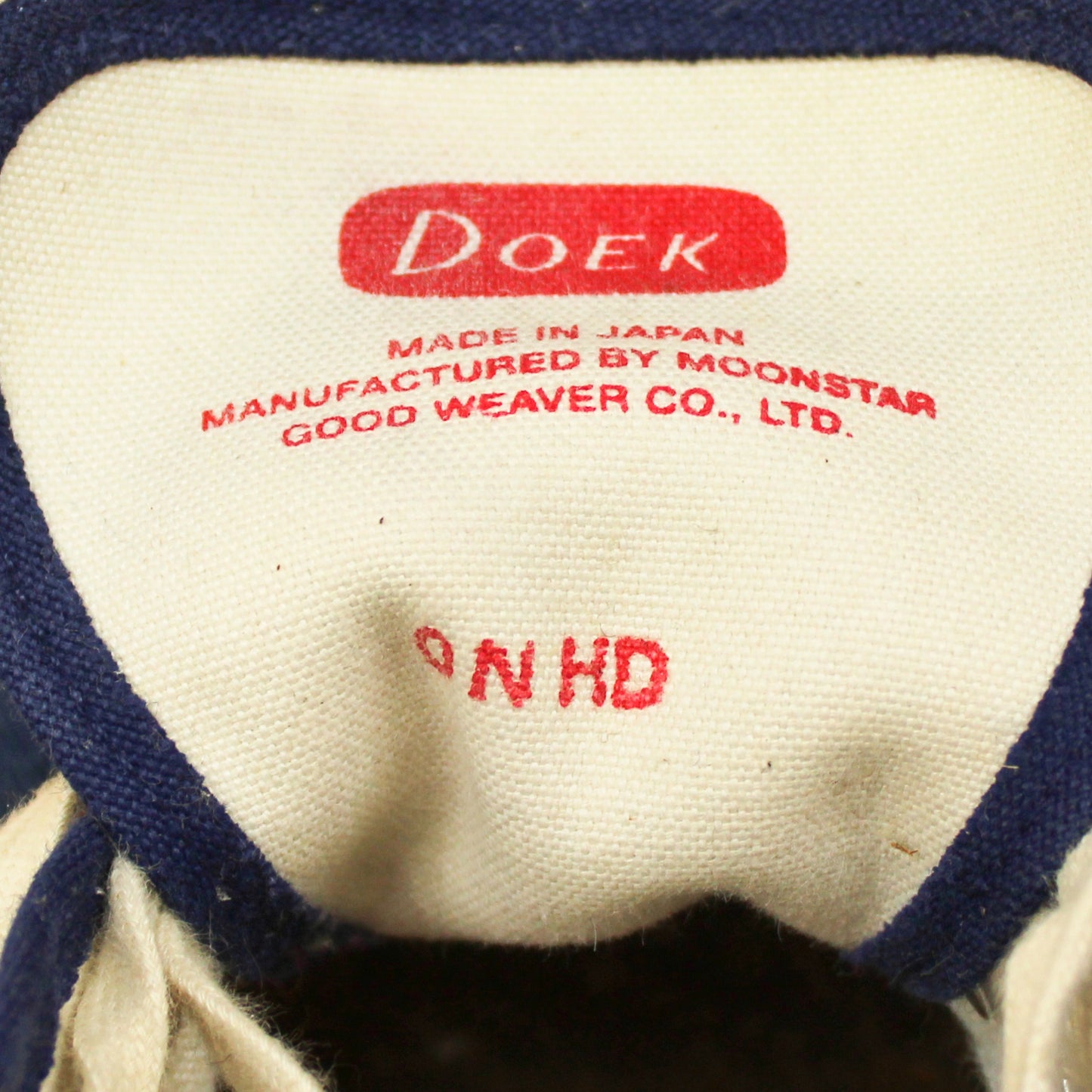 Doek by Moonstar Indigo Canvas Tennis Sneakers