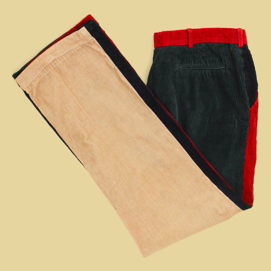 Vintage Huntington Corduroy Mismatched Four-Panel Pants