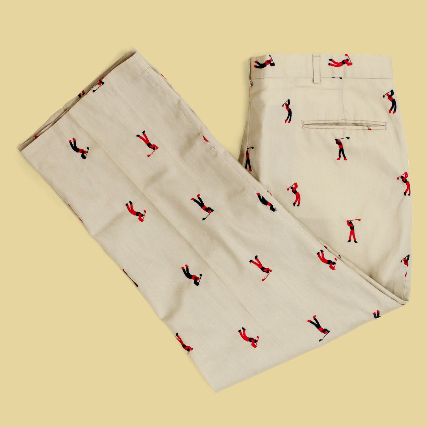 Vintage Murray's Toggery Shop Golfer Embroidered Pants