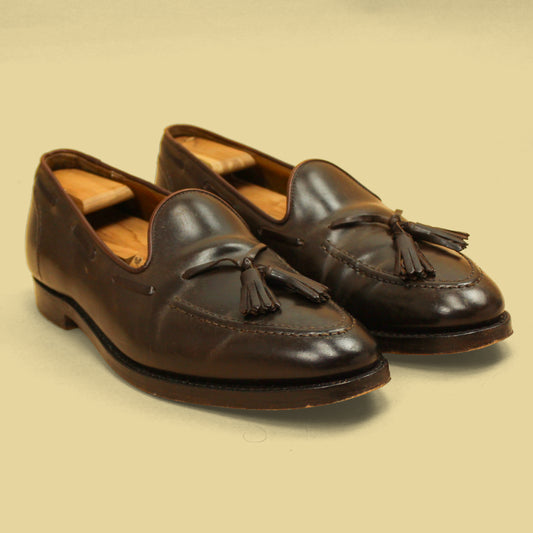 Crockett & Jones for Ralph Lauren Shell Cordovan Marlow Tassel Loafers