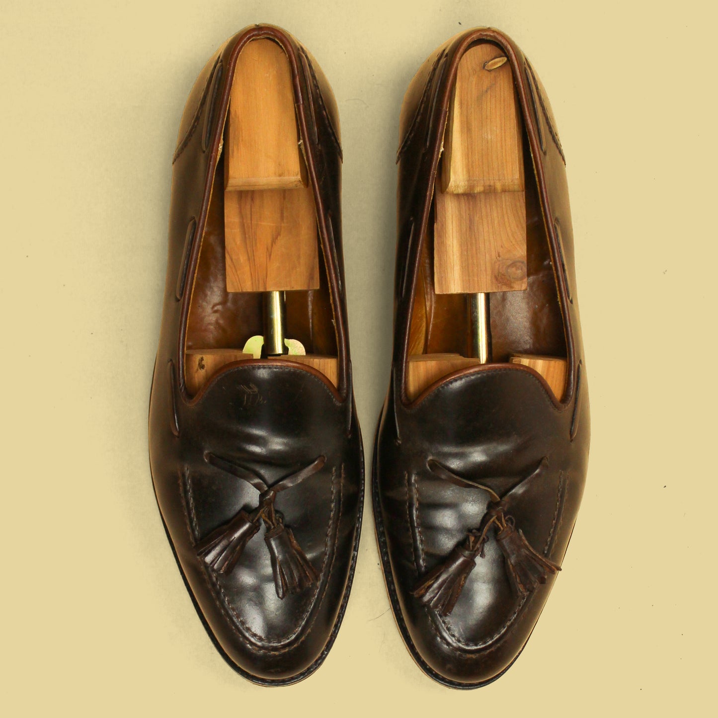 Crockett & Jones for Ralph Lauren Shell Cordovan Marlow Tassel Loafers