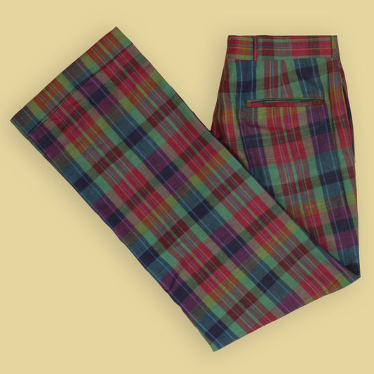 Corbin Madras Pleated Pants