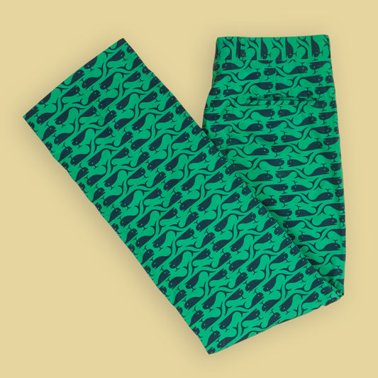 Corbin for Murray's Toggery Whale Print Chinos