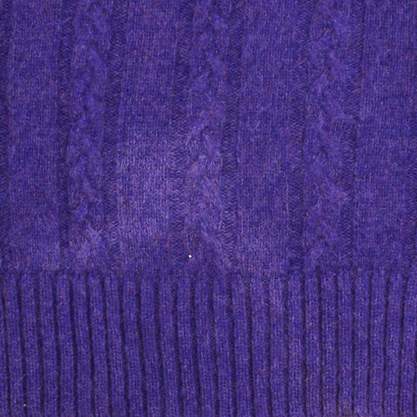 Uncommon Man Shetland Wool Cable-Knit Crew Neck Sweater