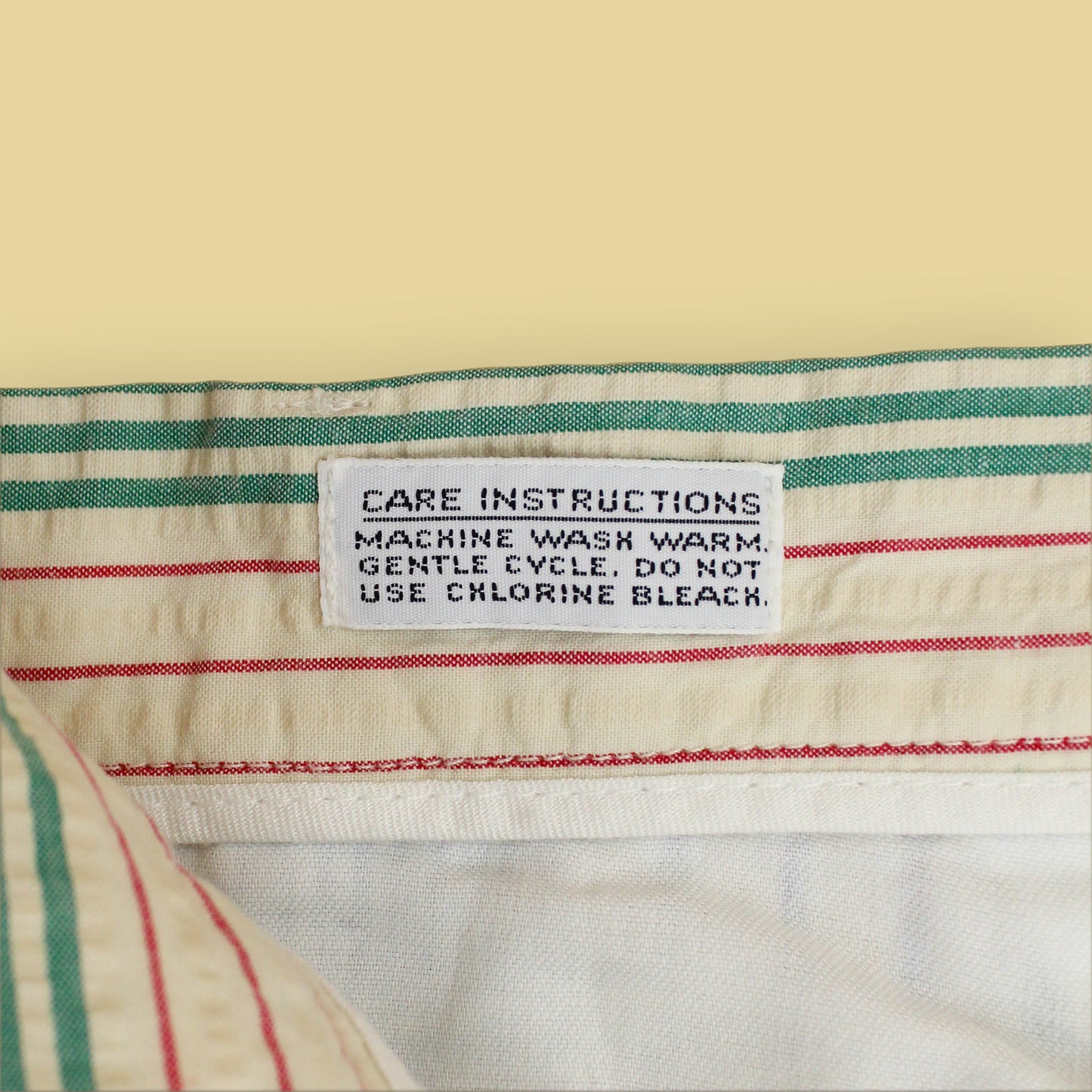 Brooks Brothers Variegated Stripe Seersucker Pleated Shorts