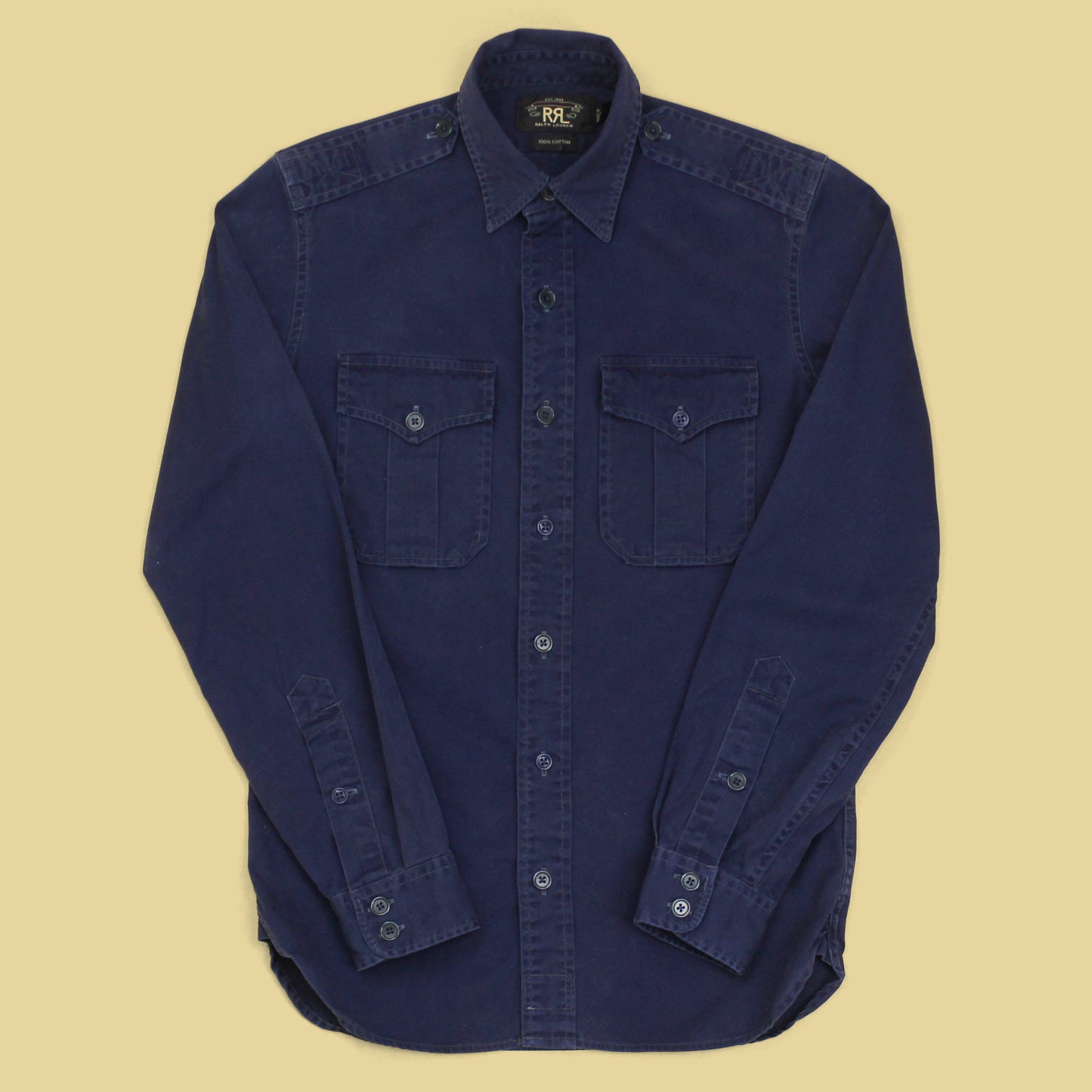 RRL Twill Military Shirt