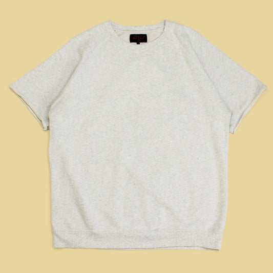 Beams Plus Cotton Terry Fleece Short Sleeve Raglan Sweatshirt