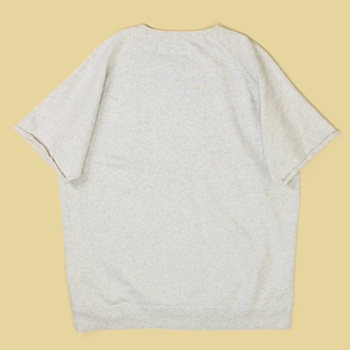 Beams Plus Cotton Terry Fleece Short Sleeve Raglan Sweatshirt