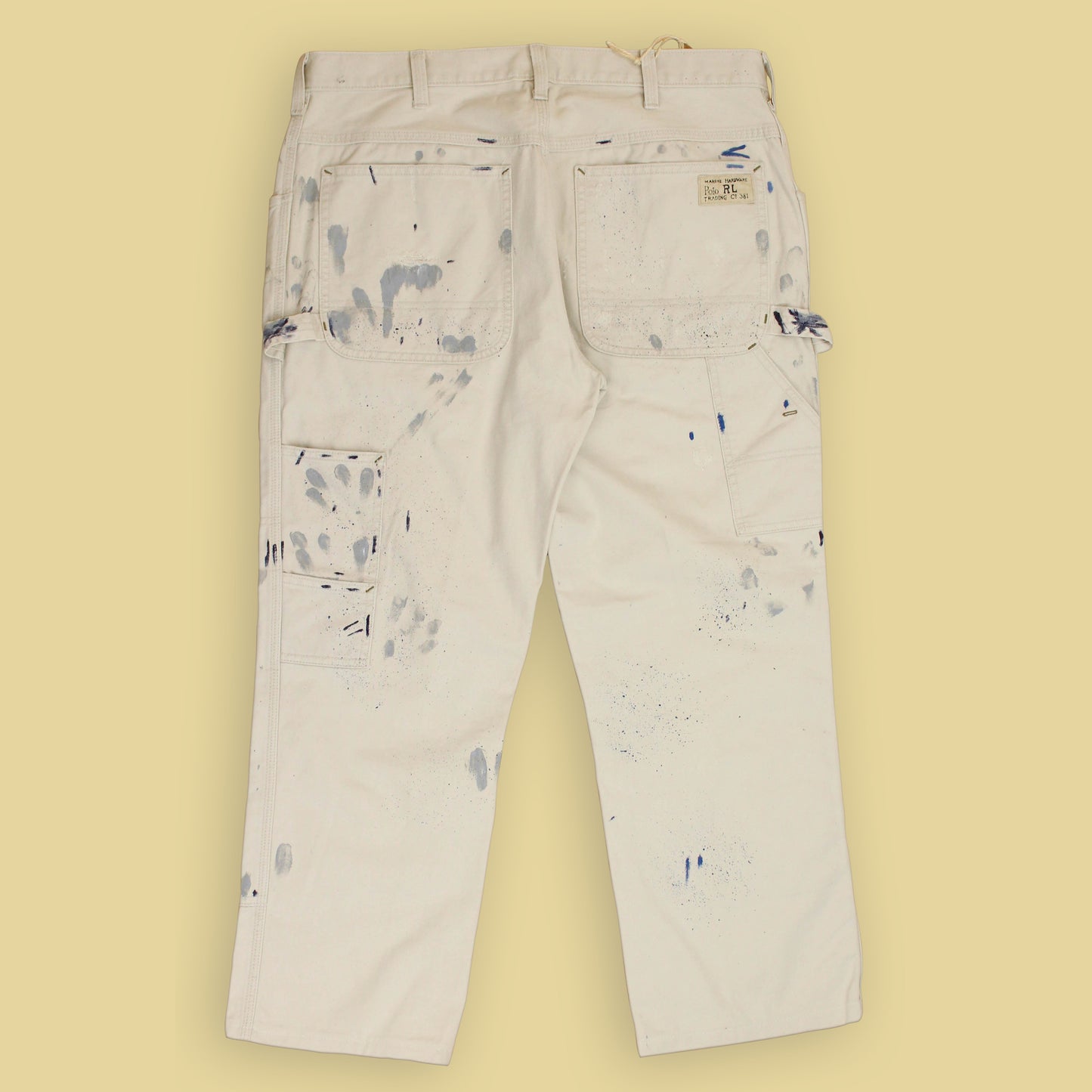 Polo Ralph Lauren Paint-Splattered Double Knee Carpenter Pants