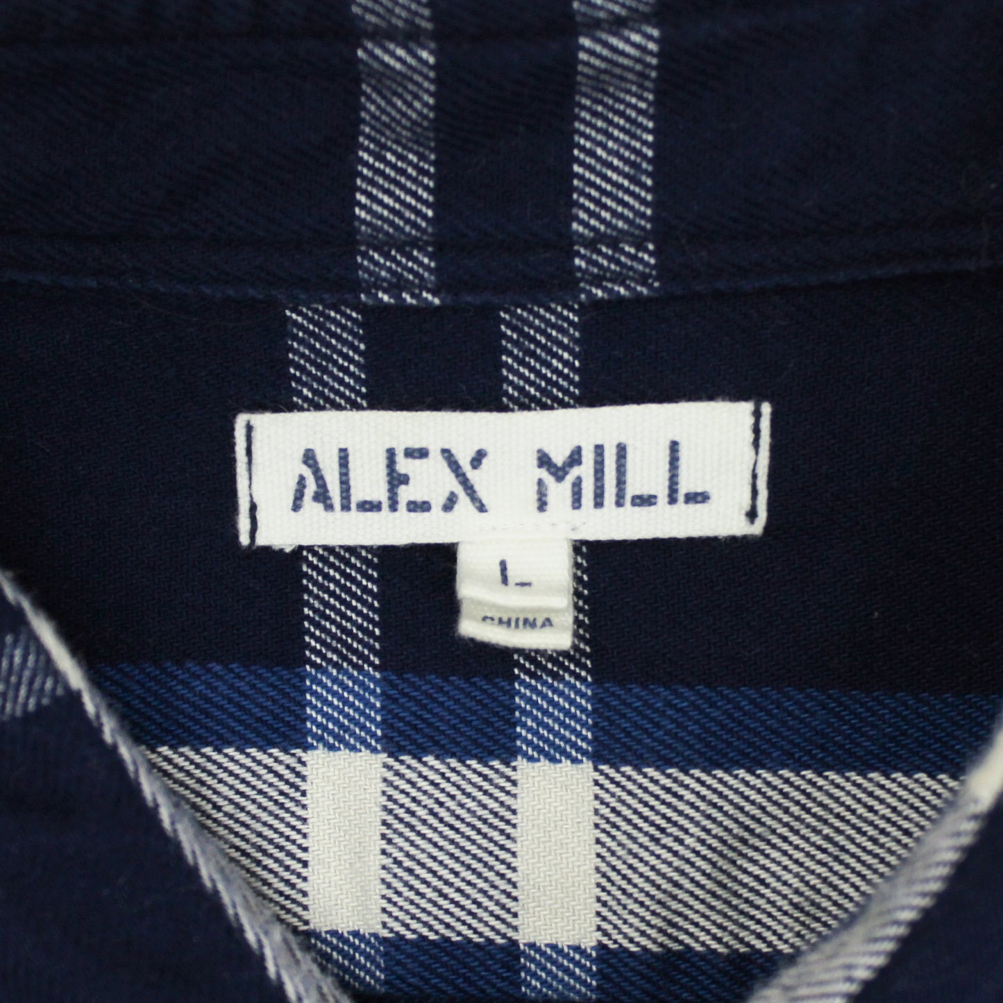 Alex Mill Plaid Twill Cotton Flannel Work Shirt