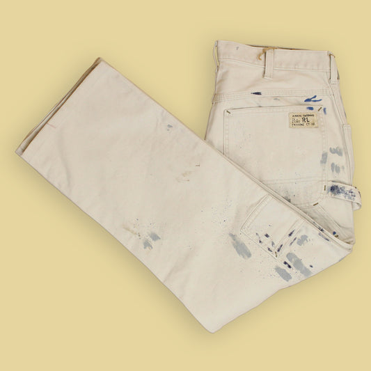 Polo Ralph Lauren Paint-Splattered Double Knee Carpenter Pants