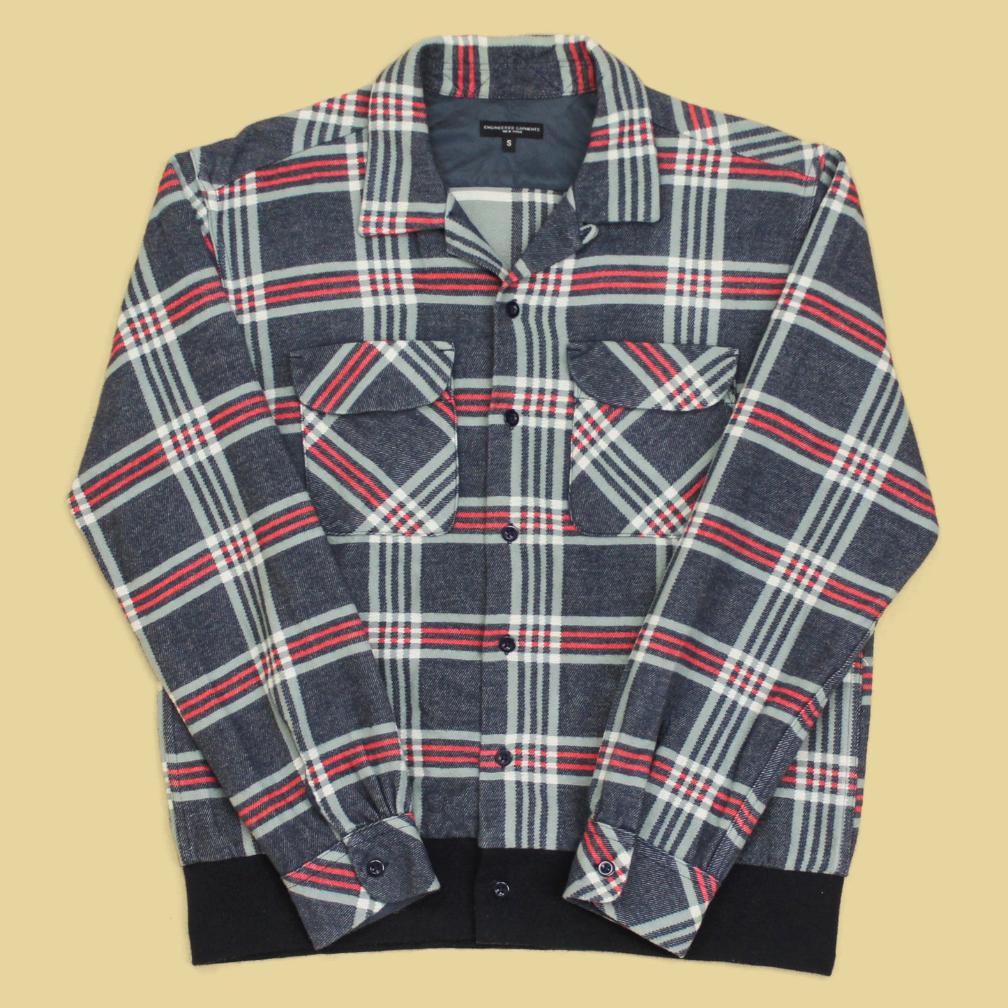Engineered Garments Check Cotton Flannel Classic Shirt