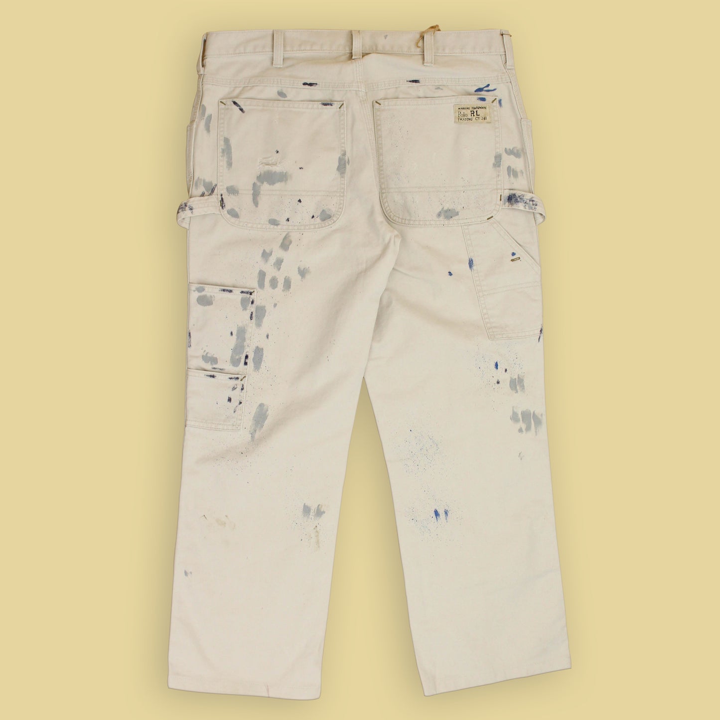 Polo Ralph Lauren Paint-Splattered Double Knee Carpenter Pants
