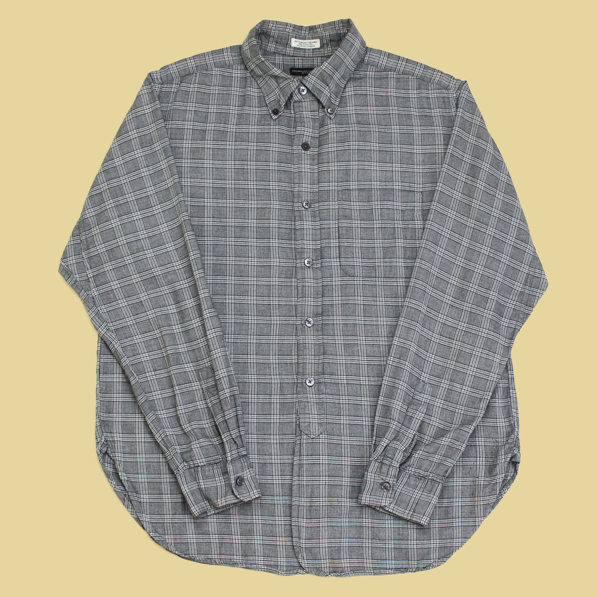 Engineered Garments Glen Plaid Brushed Cotton 19th Century B.D. Shirt