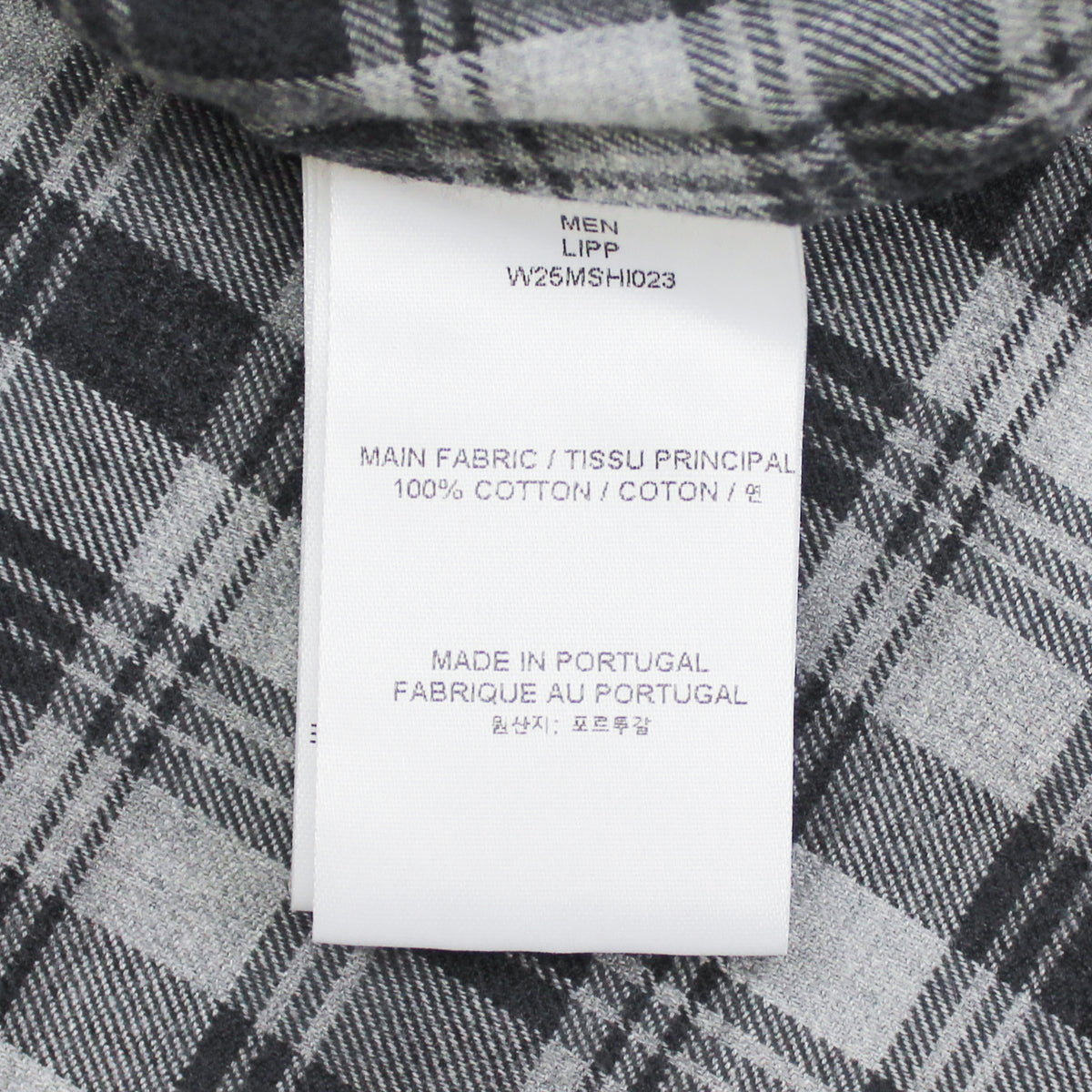 Officine Générale Lipp Check Brushed Cotton Flannel Button-Up Shirt