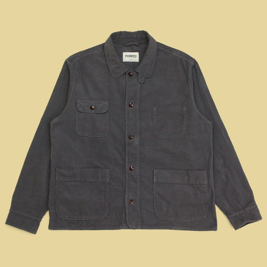 Pompeii Gridded Wale Corduroy Chore Coat