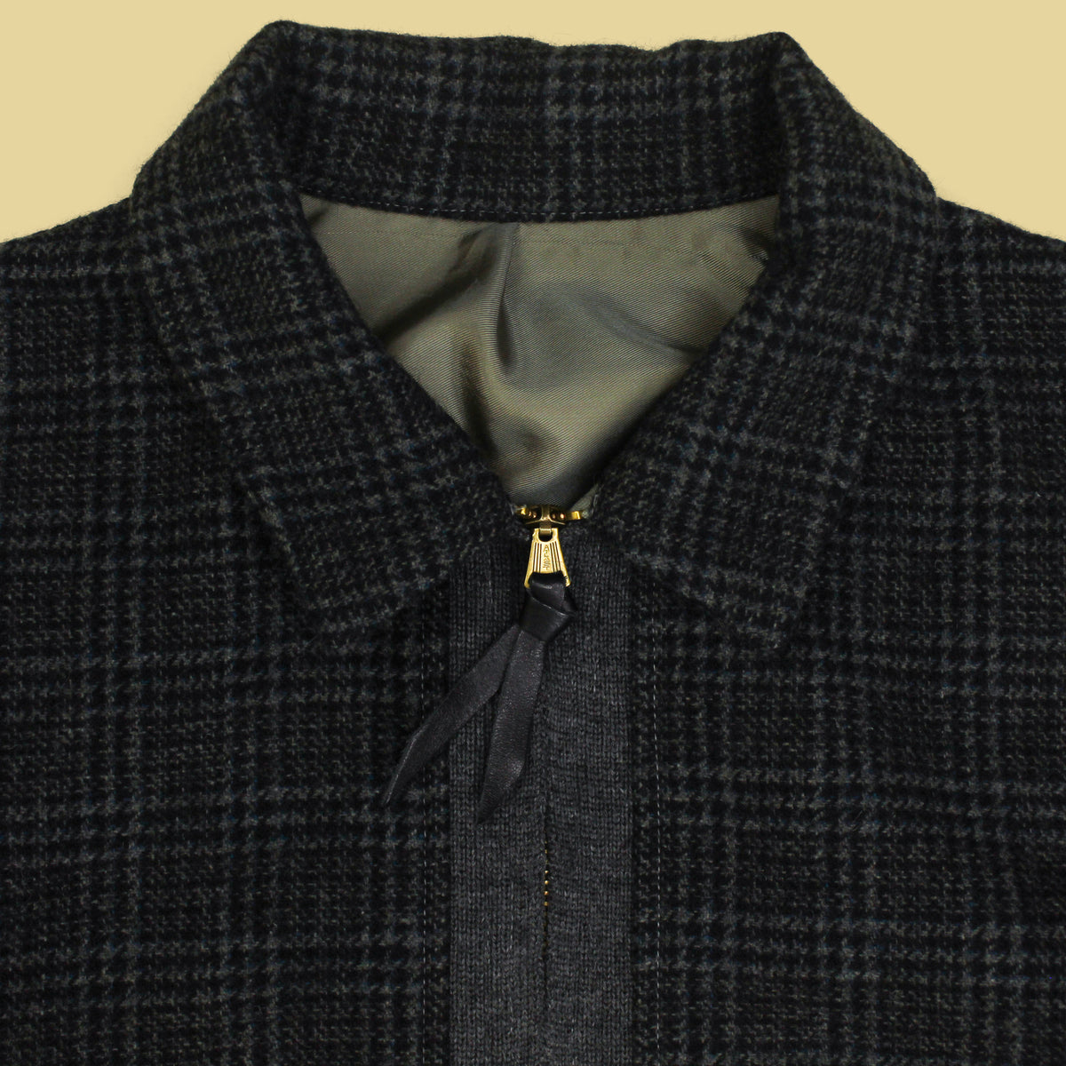 Butcher Products Check Wool Blouson Jacket