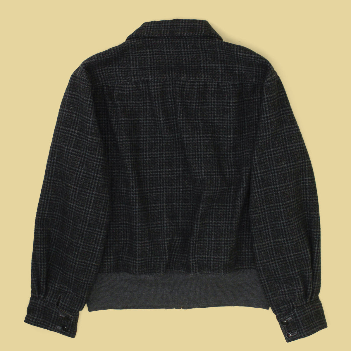 Butcher Products Check Wool Blouson Jacket