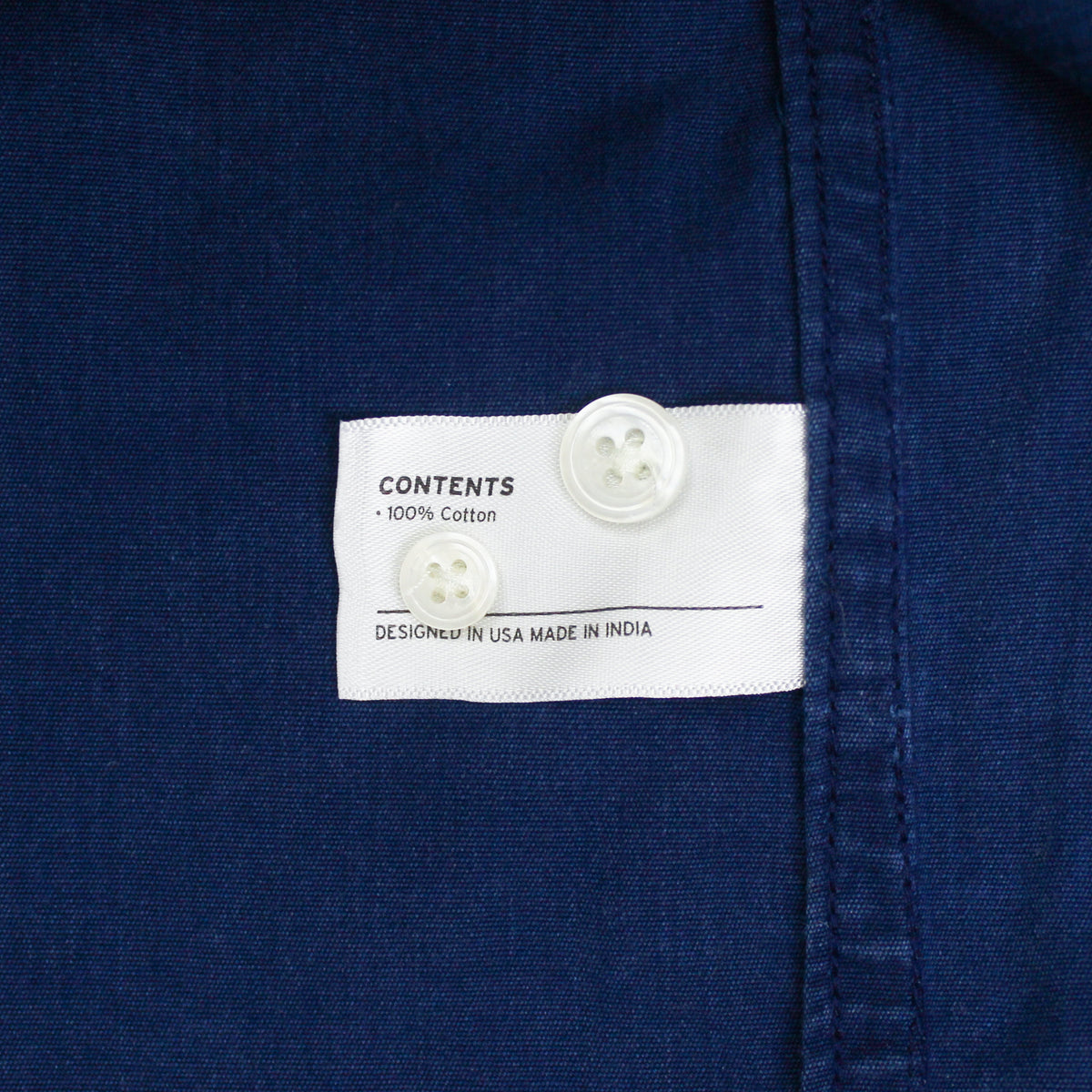Best Made Co. Indigo Cotton Button-Down Shirt