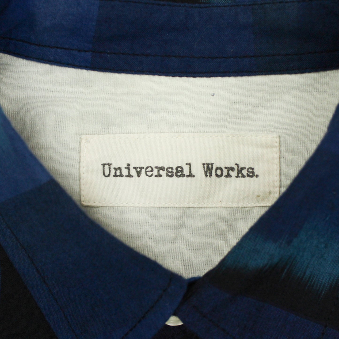 Universal Works Ikat Plaid Button-Up Shirt