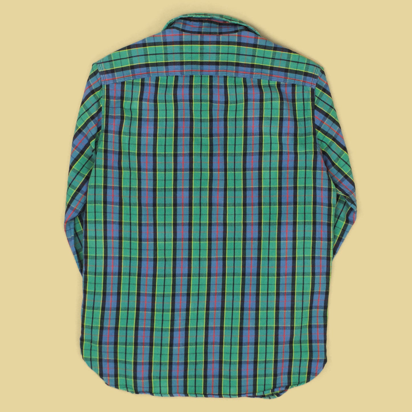 RRL Plaid Cotton Flannel Work Shirt