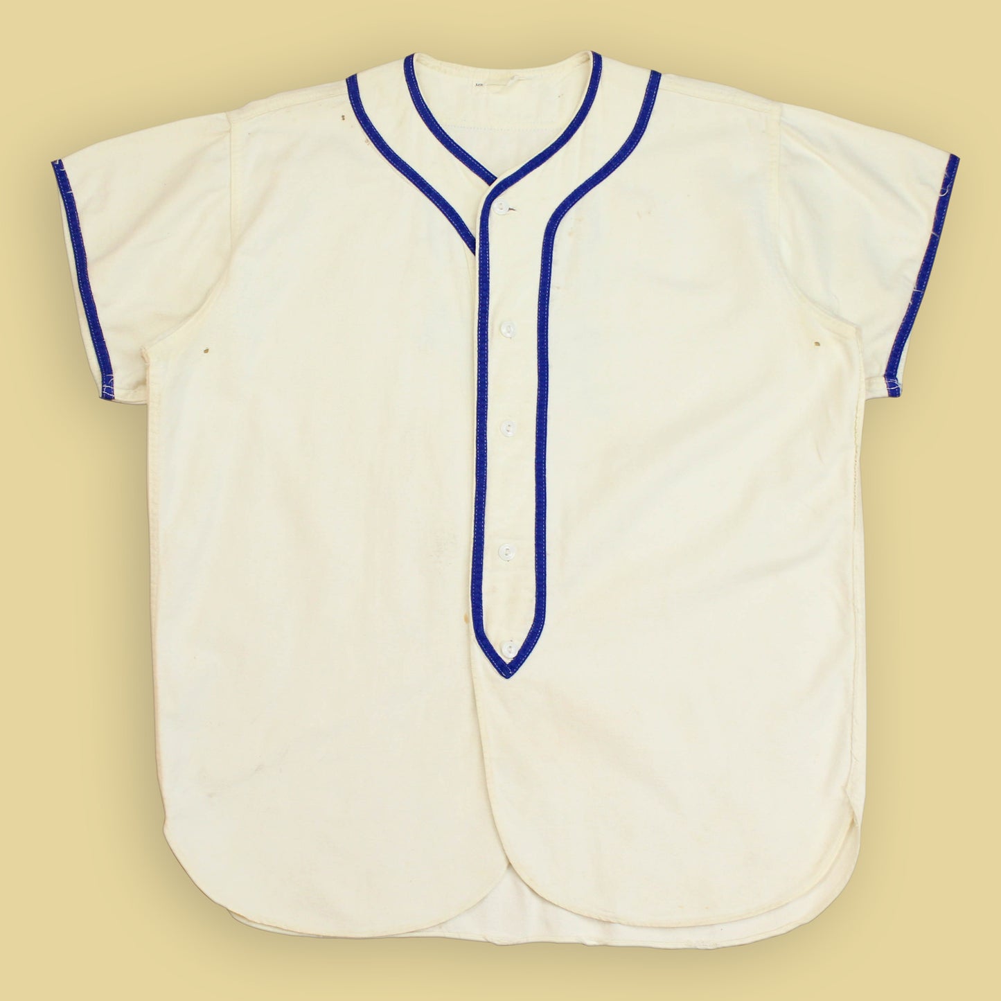 Vintage Sting Rays Chainstitch Embroidered Wool Baseball Jersey