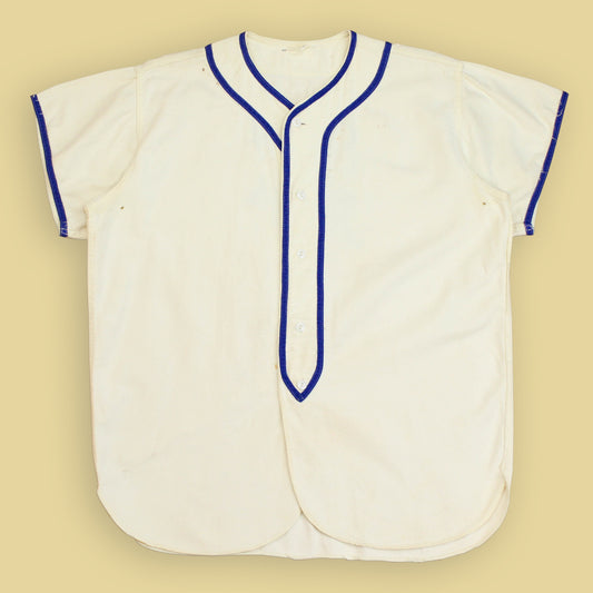 Vintage Sting Rays Chainstitch Embroidered Wool Baseball Jersey